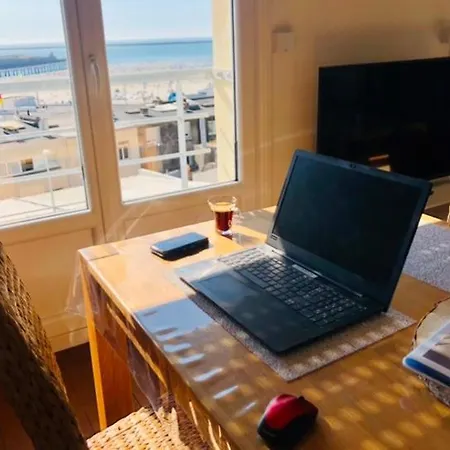 아파트 Bellevue -appartement De Charme - Vue Imprenable Sur La - Face A Nausicaa 볼로뉴쉬르메르